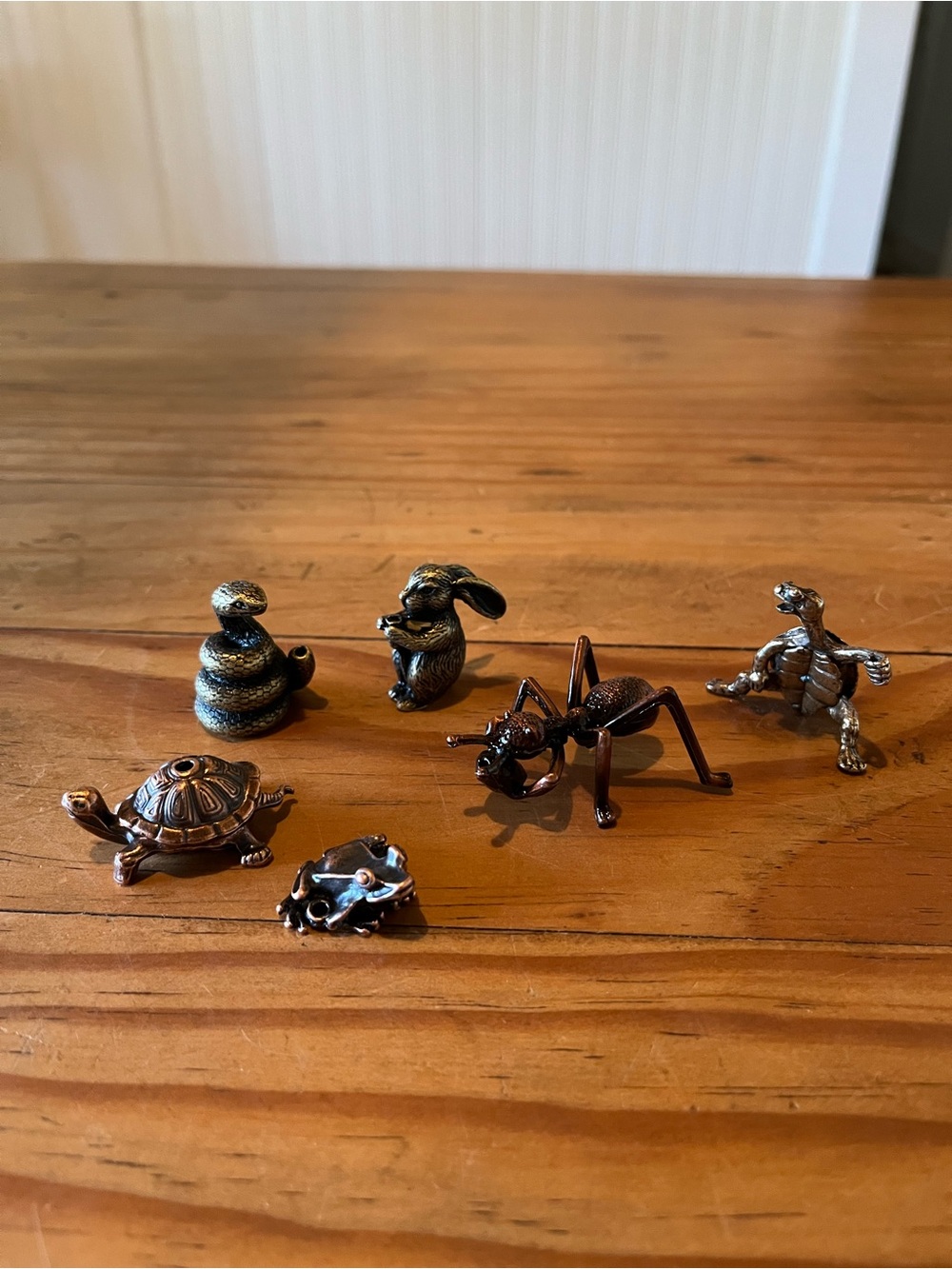 Tiny Metal Animal/Insect Incense Burners Lot of 25 Total